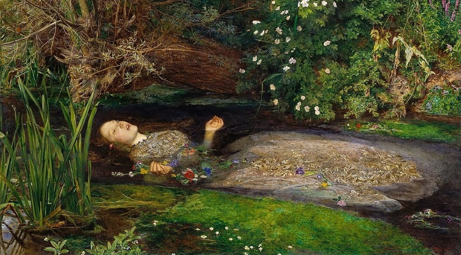 Ophelia, John Everett Millais, c. 1851–1852 © Tate Britain, London