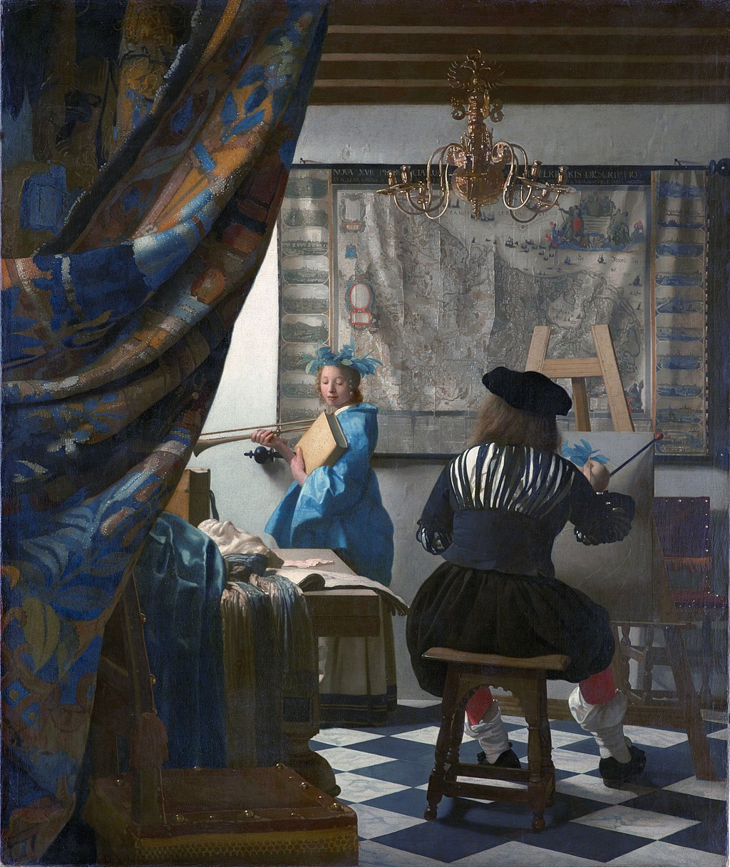 The Allegory of Painting, Johannes Vermeer. Image 2