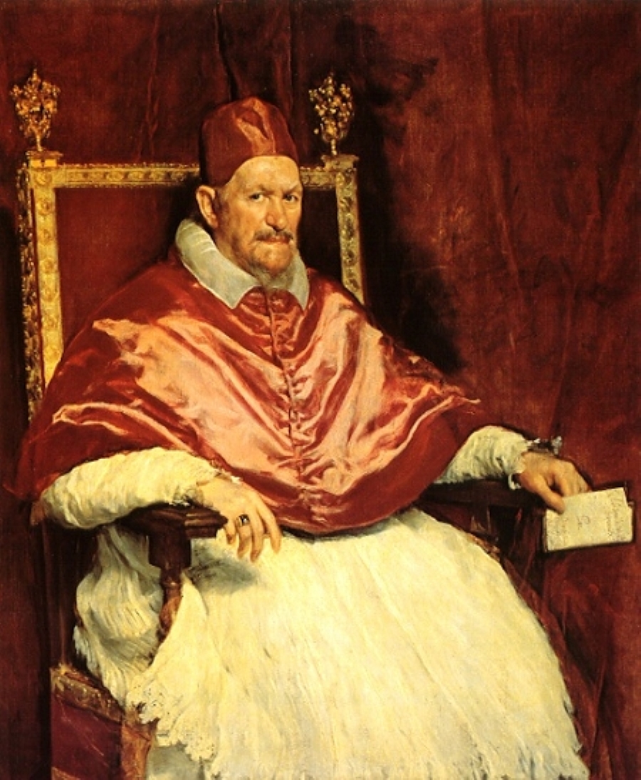 Portrait of Pope Innocent X by Diego Velasquez 