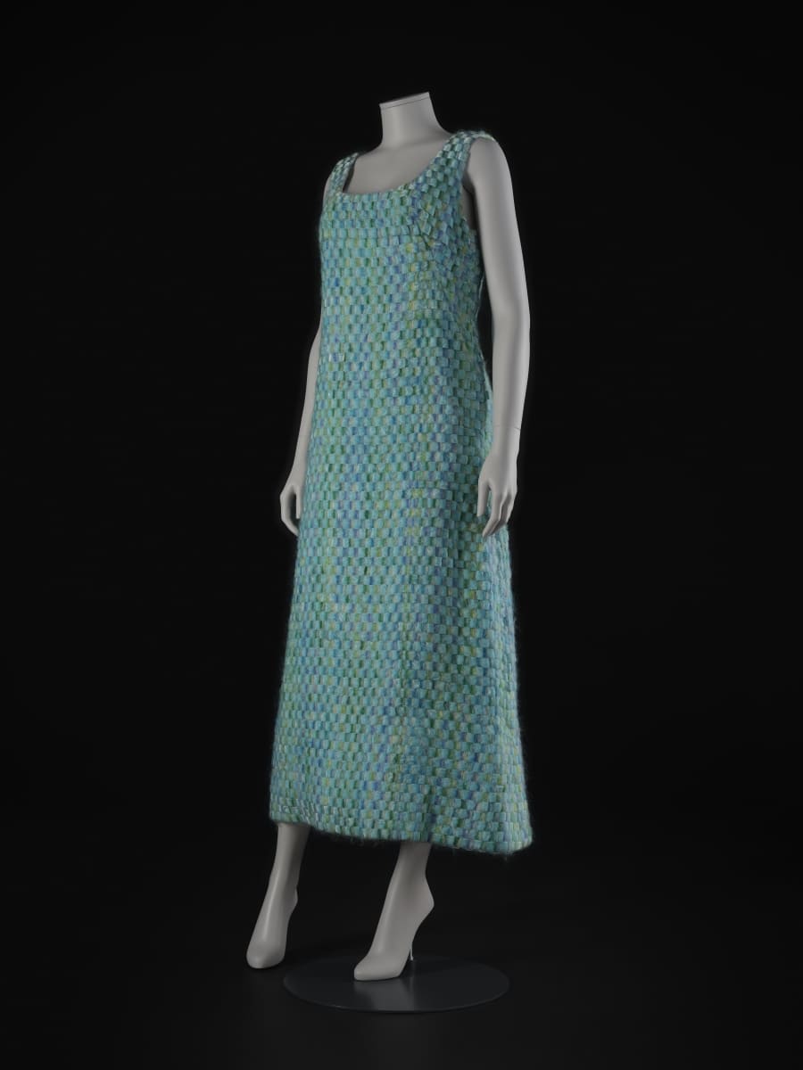Velvet tweed dress by Bernat Klein . Image 1
