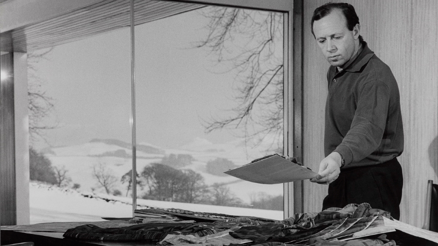 Detail, Bernat Klein at High Sunderland in the Scottish Borders, 1963 - 1964. © Bernat Klein Behr Photography © National Museums Scotland