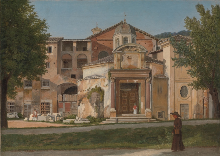 A Section of the Via Sacra, Rome (The Church of  Saints Cosmas and Damian). Image 2