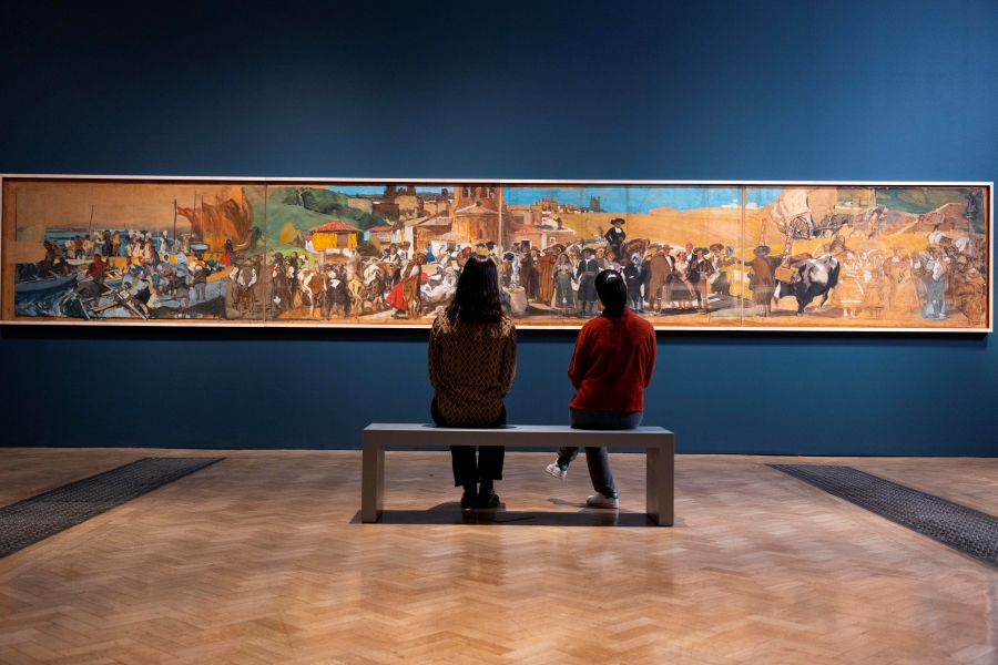 Installation view of the 'Spain and the Hispanic World
