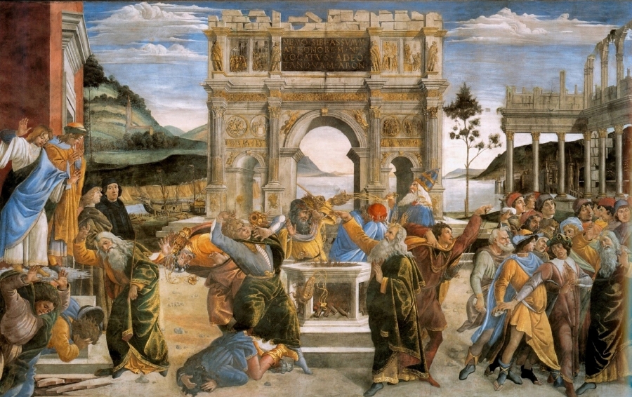 Punishment of the Rebels, Sandro Botticelli, 1481-1482
