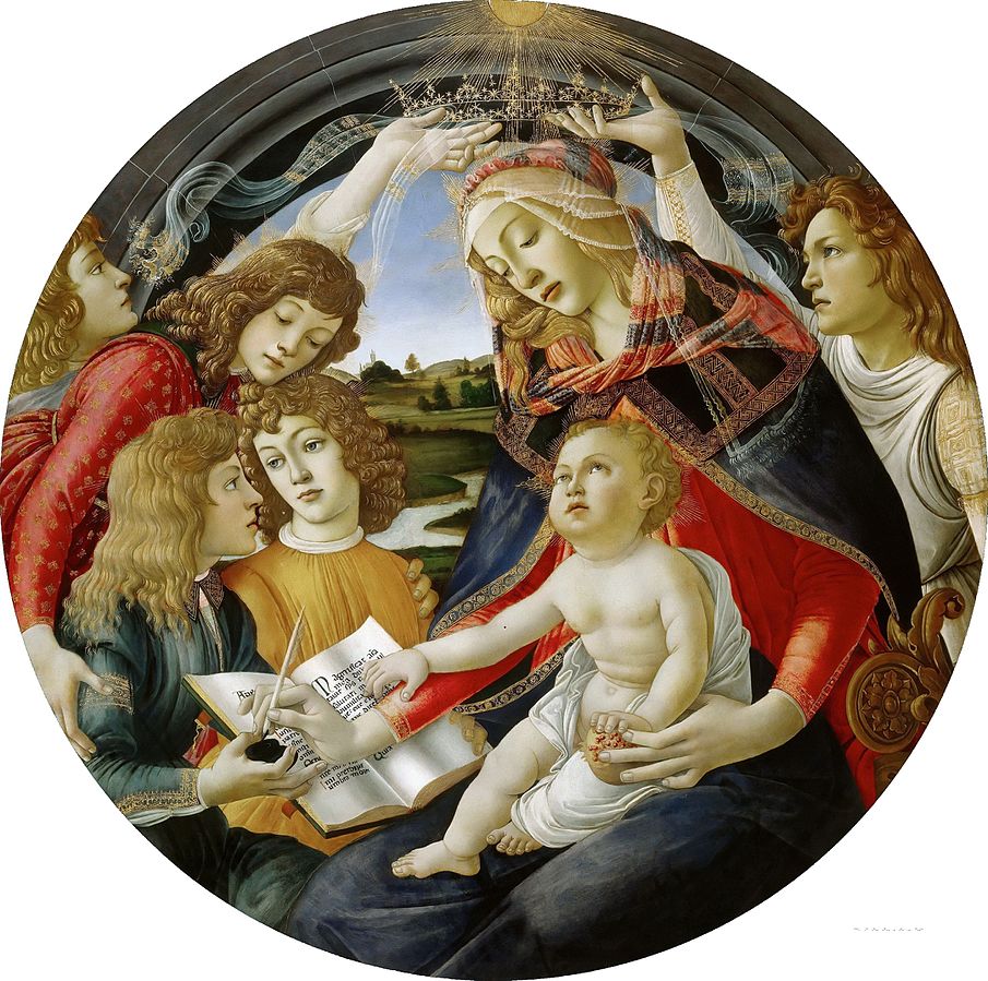 Madonna of the Magnifica, Sandro Botticelli, 1483