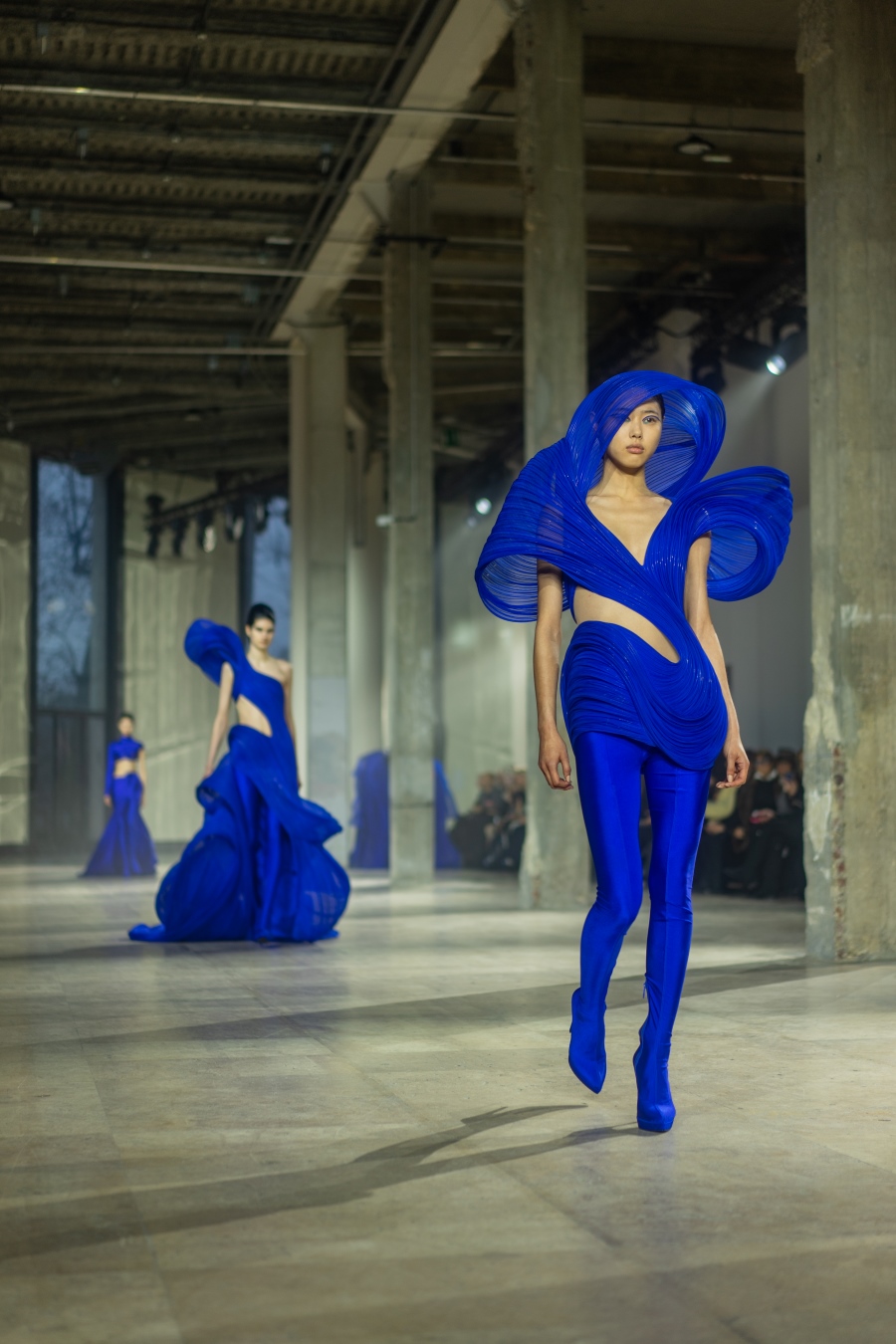 Gupta's blue outfits. Image 2