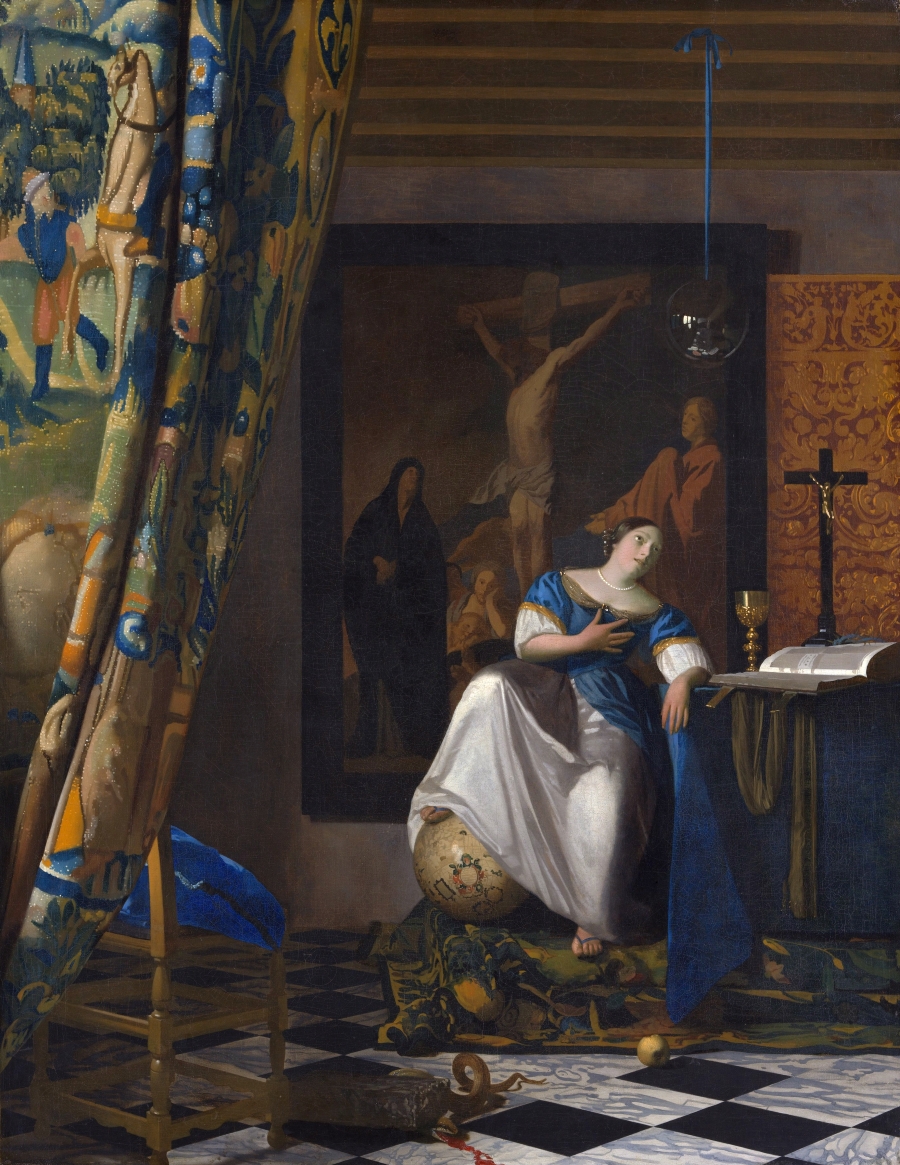 The Allegory of the Faith, Johannes Vermeer, c. 1670-72. - Wikimedia Commons