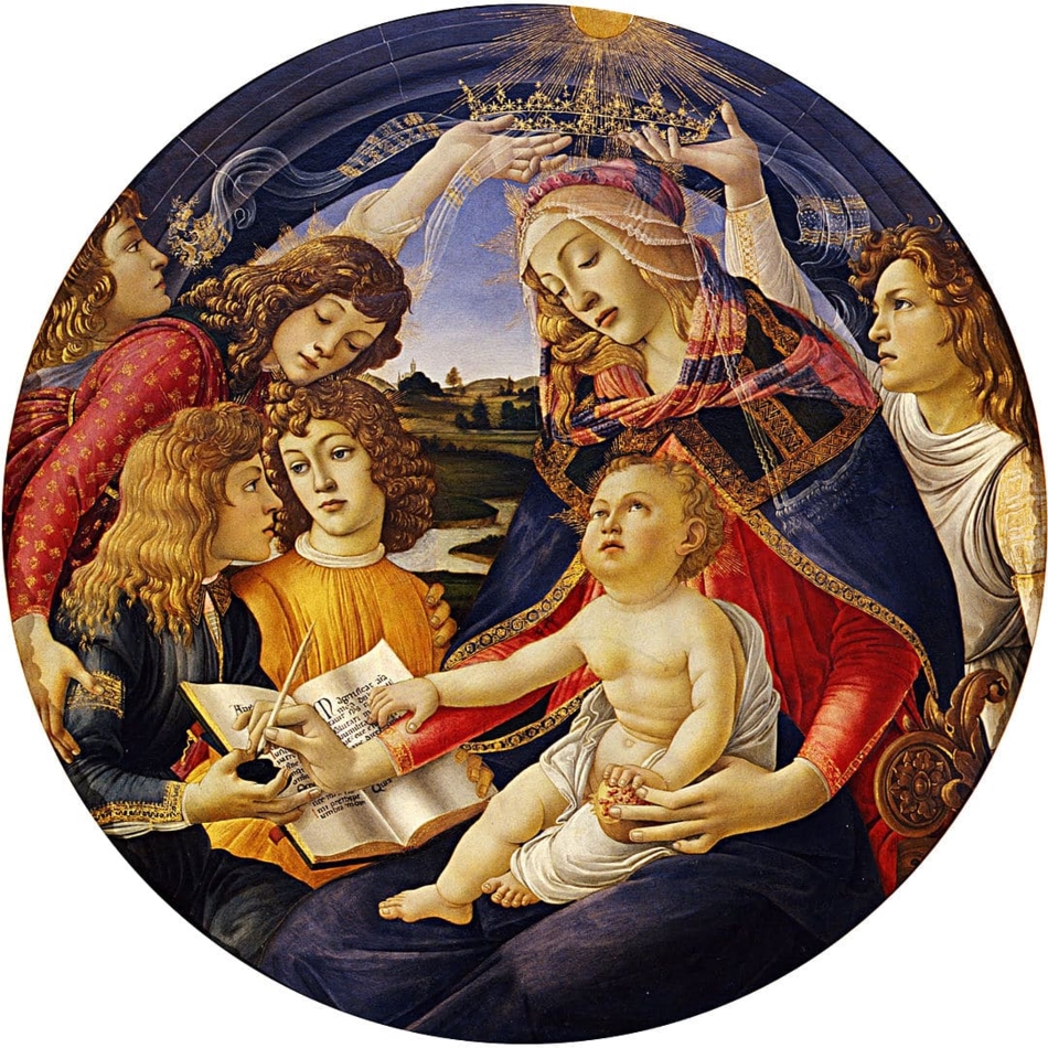 Sandro Boticelli 'Madonna of the Magnificat' via Wikipedia Commons - Art de Vivre