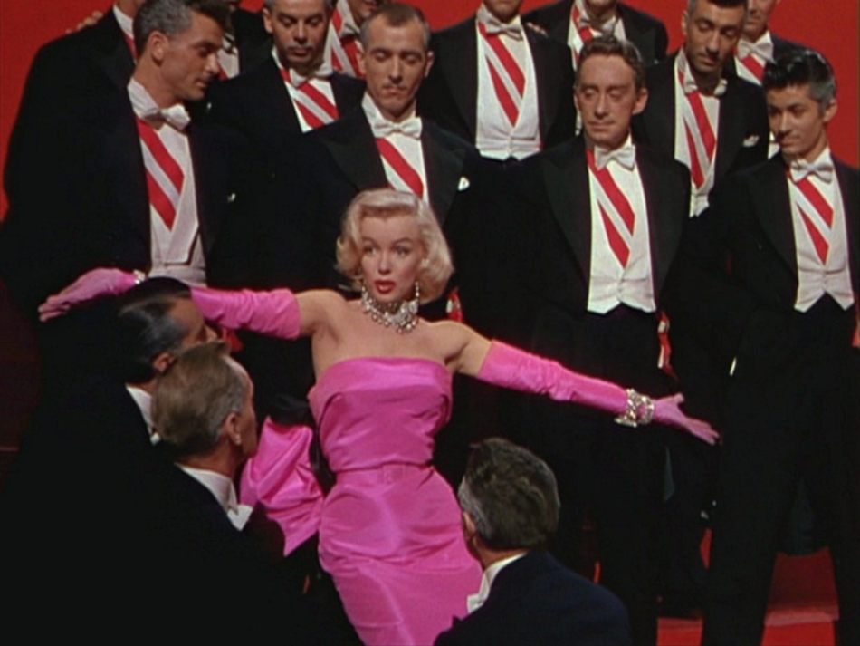 Monroe performing the song 