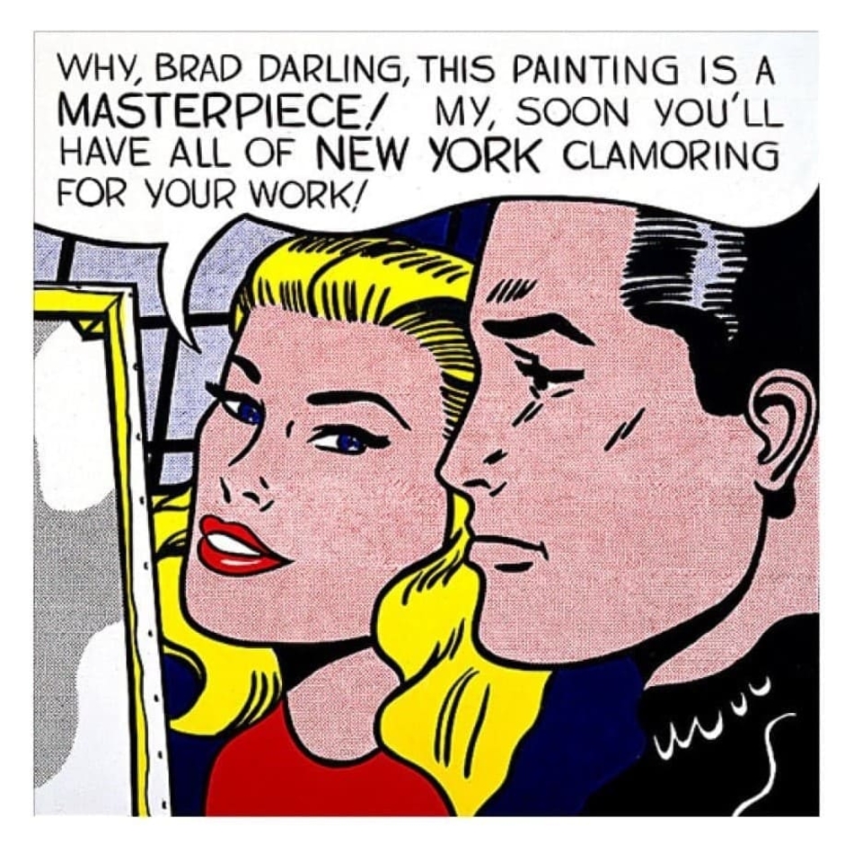 Roy Lichtenstein ‘Masterpiece’ via Wikipedia Commons - Art de Vivre