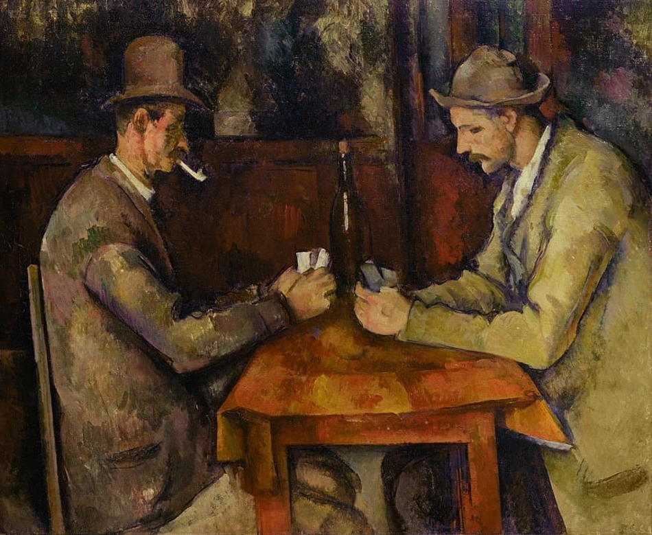 Paul Cézanne ‘The Card Players’ via Wikipedia Commons - Art de Vivre