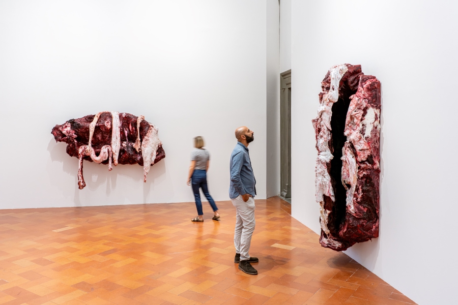  ‘Anish Kapoor - Untrue Unreal’ at the Fondazione Palazzo Strozzi, Florence, Italy. Image 1