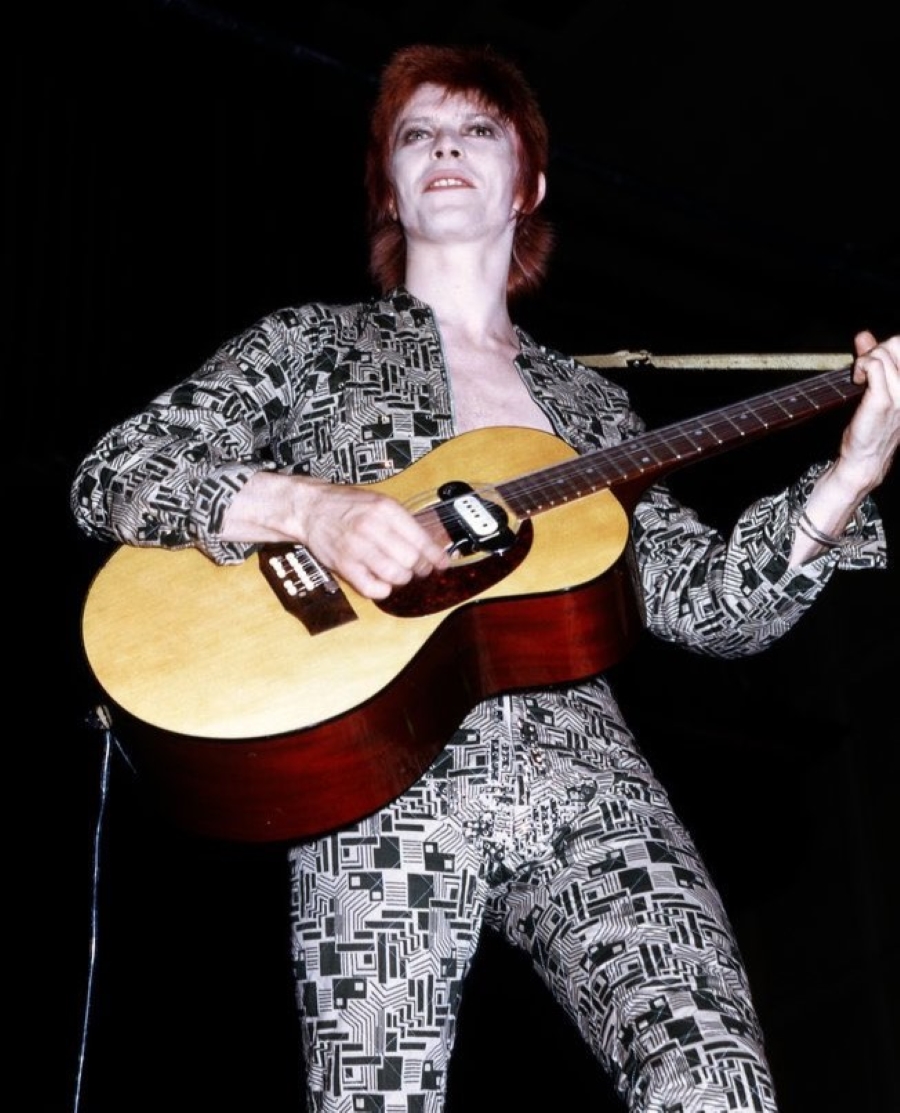 David Bowie during the Ziggy Stardust Tour, 1972–1973