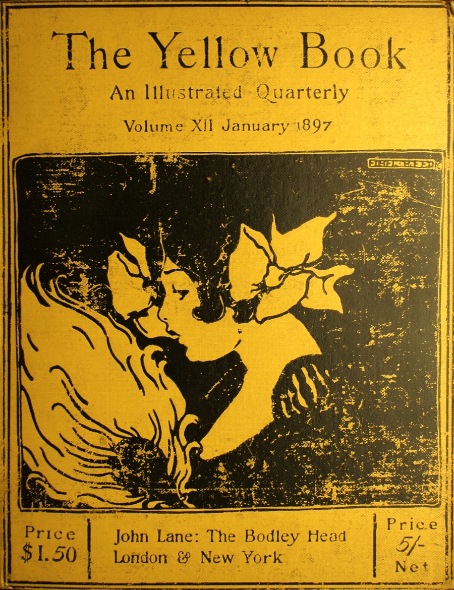 The Yellow Book’, with a cover illustrated by Ethel Reed