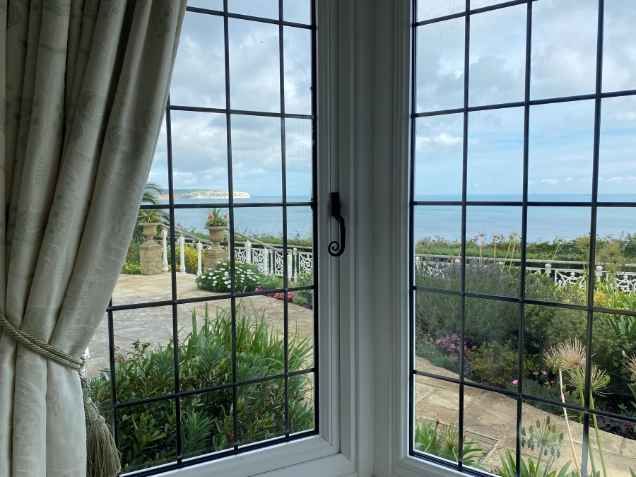 Views from Haven Hall Hotel in the Isle of Wight, UK