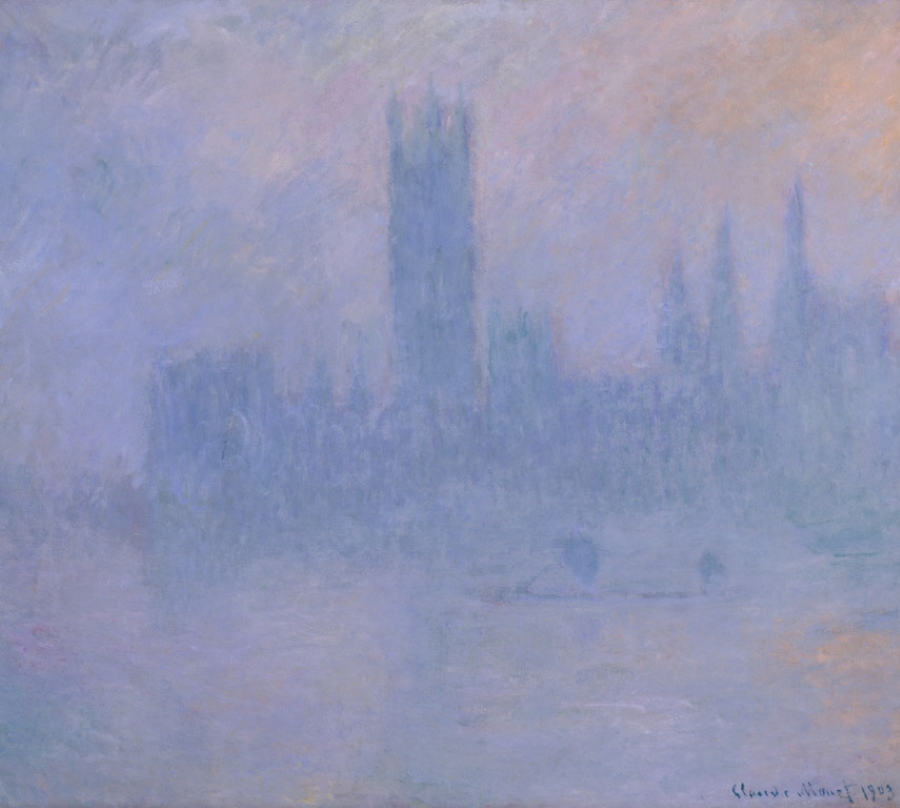 Houses of Parliament in the Fog