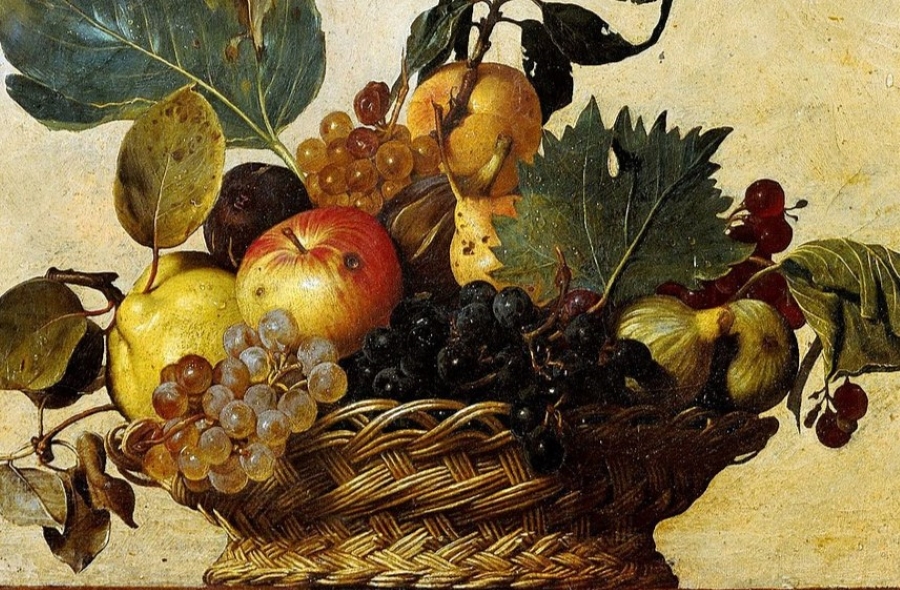 Basket of Fruit details. Image 2