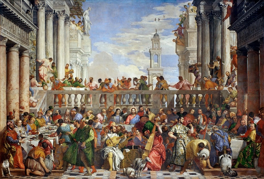 The Wedding at Cana, Paolo Veronese, c. 1562-3. Image 1