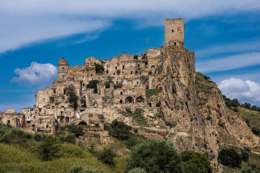 Ghost town in Italy