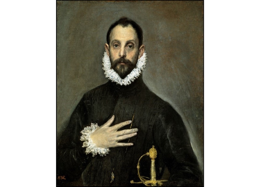 The Nobleman with his Hand on his Chest, El Greco