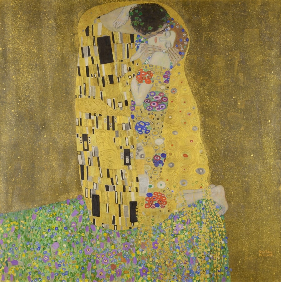 The Kiss,  Gustav Klimt, c. 1903