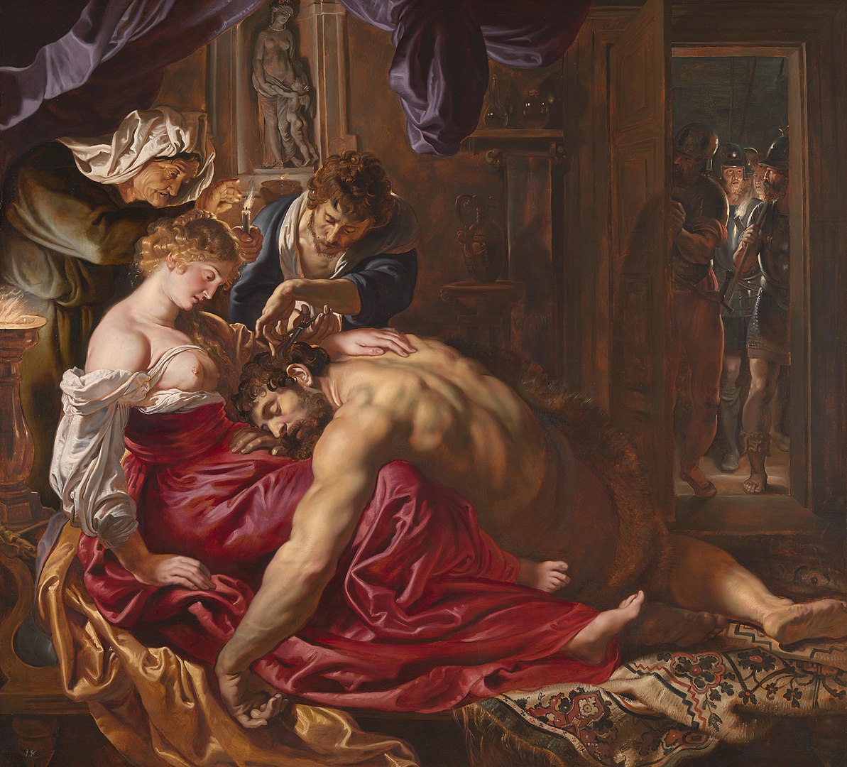 Samson and Delilah, Peter Paul Rubens, c. 1609-1610