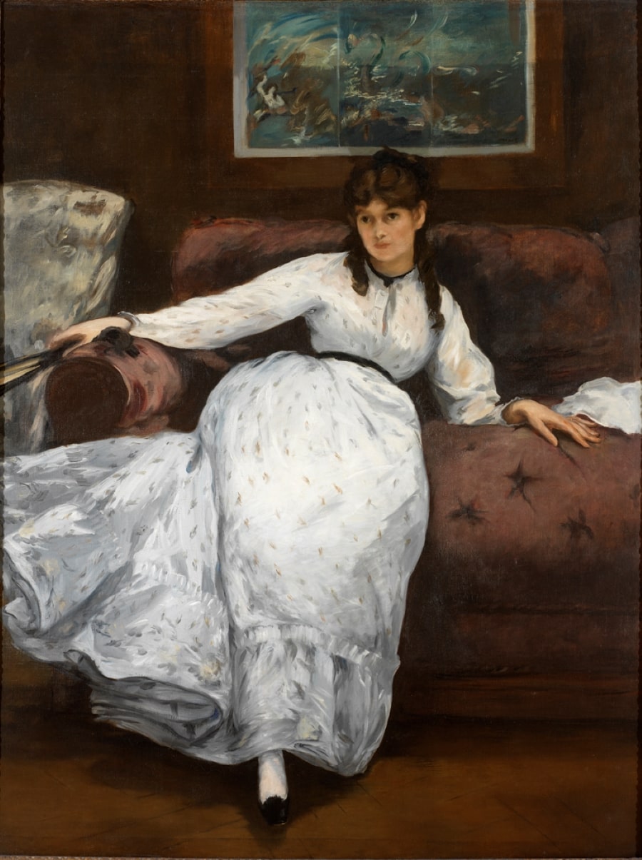 Repose,Edouard Manet, 1871.© Bequest of Mrs. Edith Stuyvesant Vanderbilt  Gerry Rhode Island School of Design Museum,  Providence, USA. Image 1