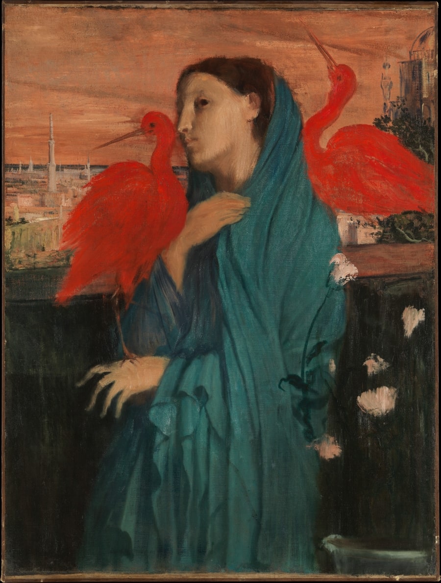 Young Woman with Ibis, Edgar Degas. the Metropolitan Museum of Art, New York,  © The Metropolitan Museum of Art