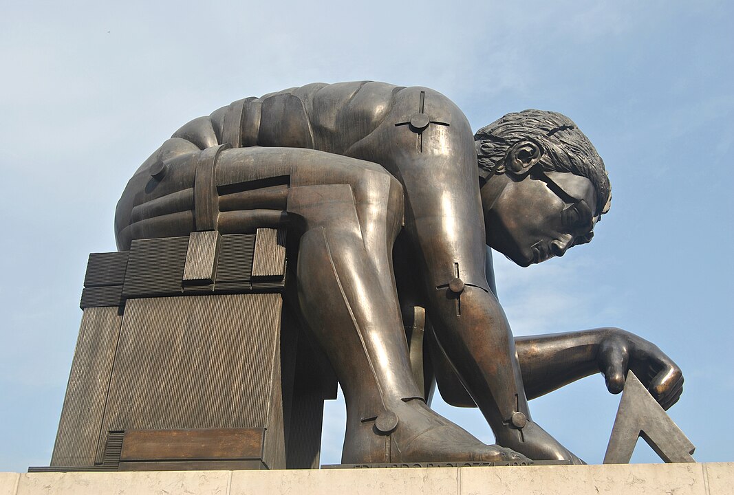 ‘Newton’ by Eduardo Paolozzi, 1995