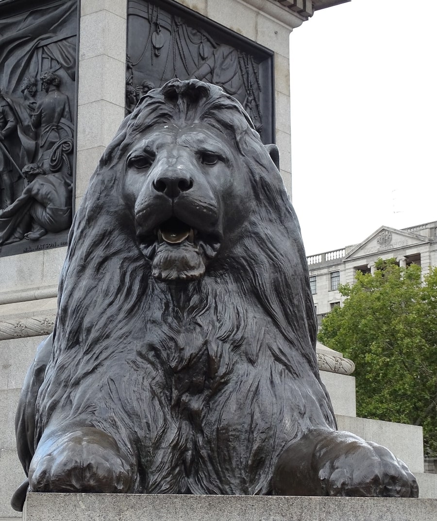 ‘Trafalgar Square lions’ by Edwin Landseer, 1867