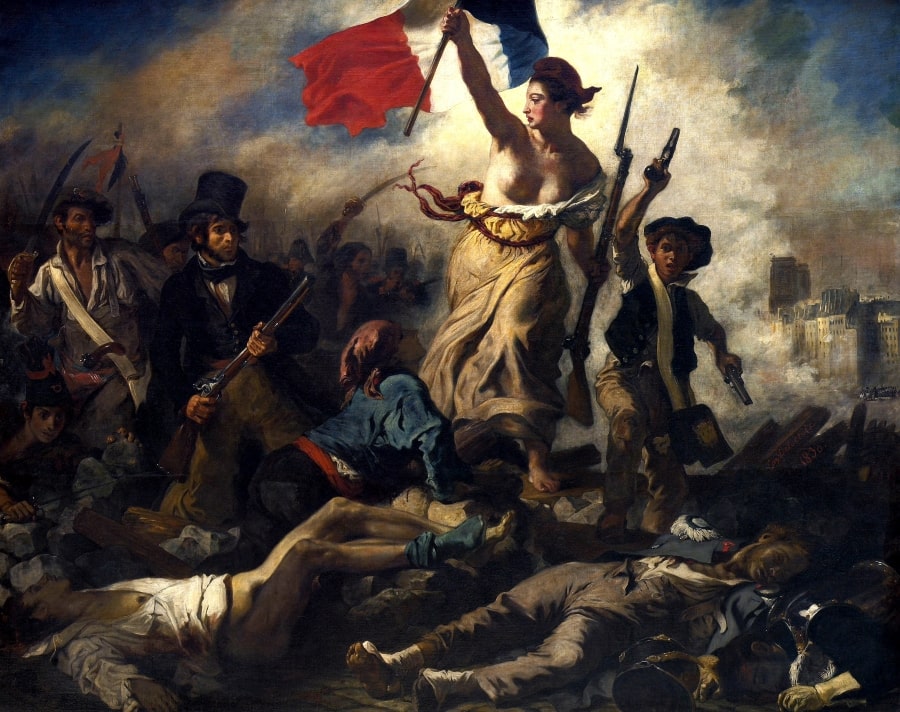 Liberty Leading the People, Eugène Delacroix, c. 1830