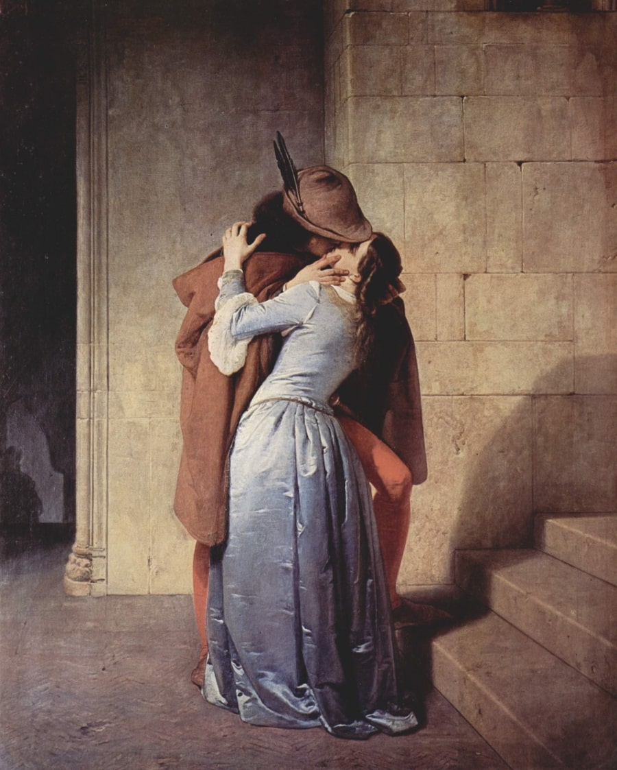 The Kiss, Francesco Hayez, c. 1859