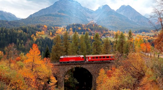 The most charming European train trips