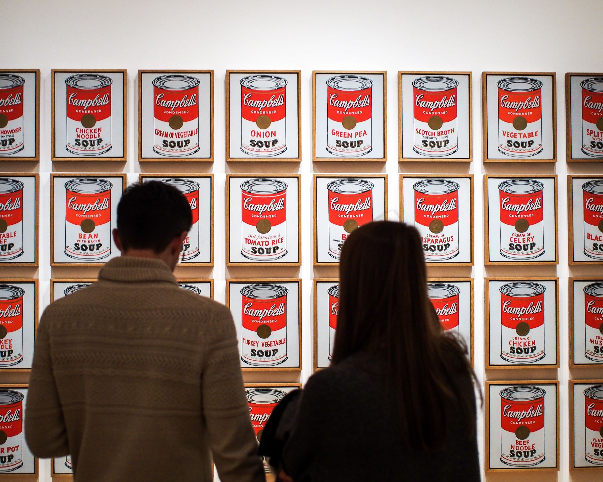 Campbell's Soup Cans, the artwork by Andy Warhol