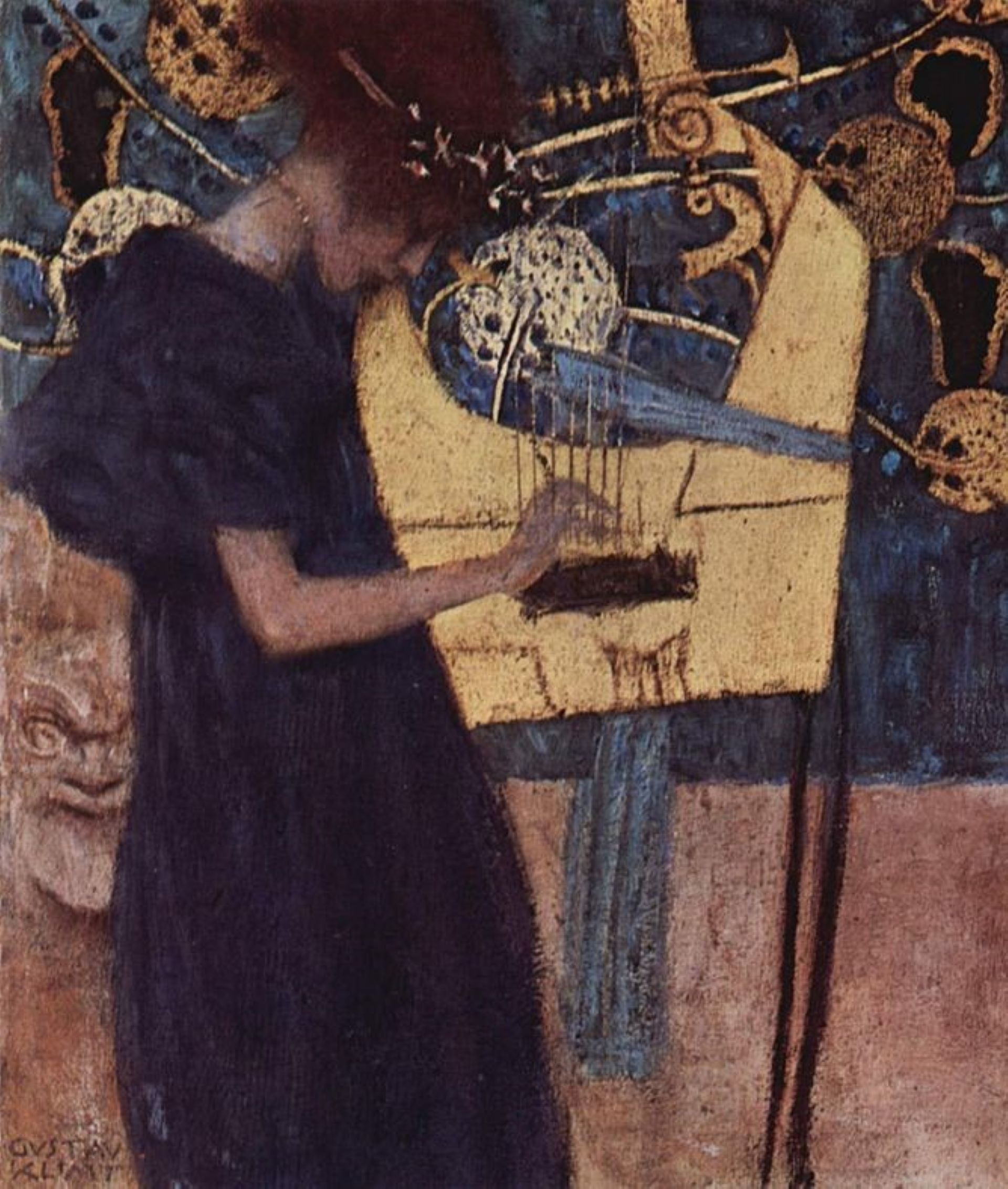 Gustav Klimt ‘The Music’, 1895