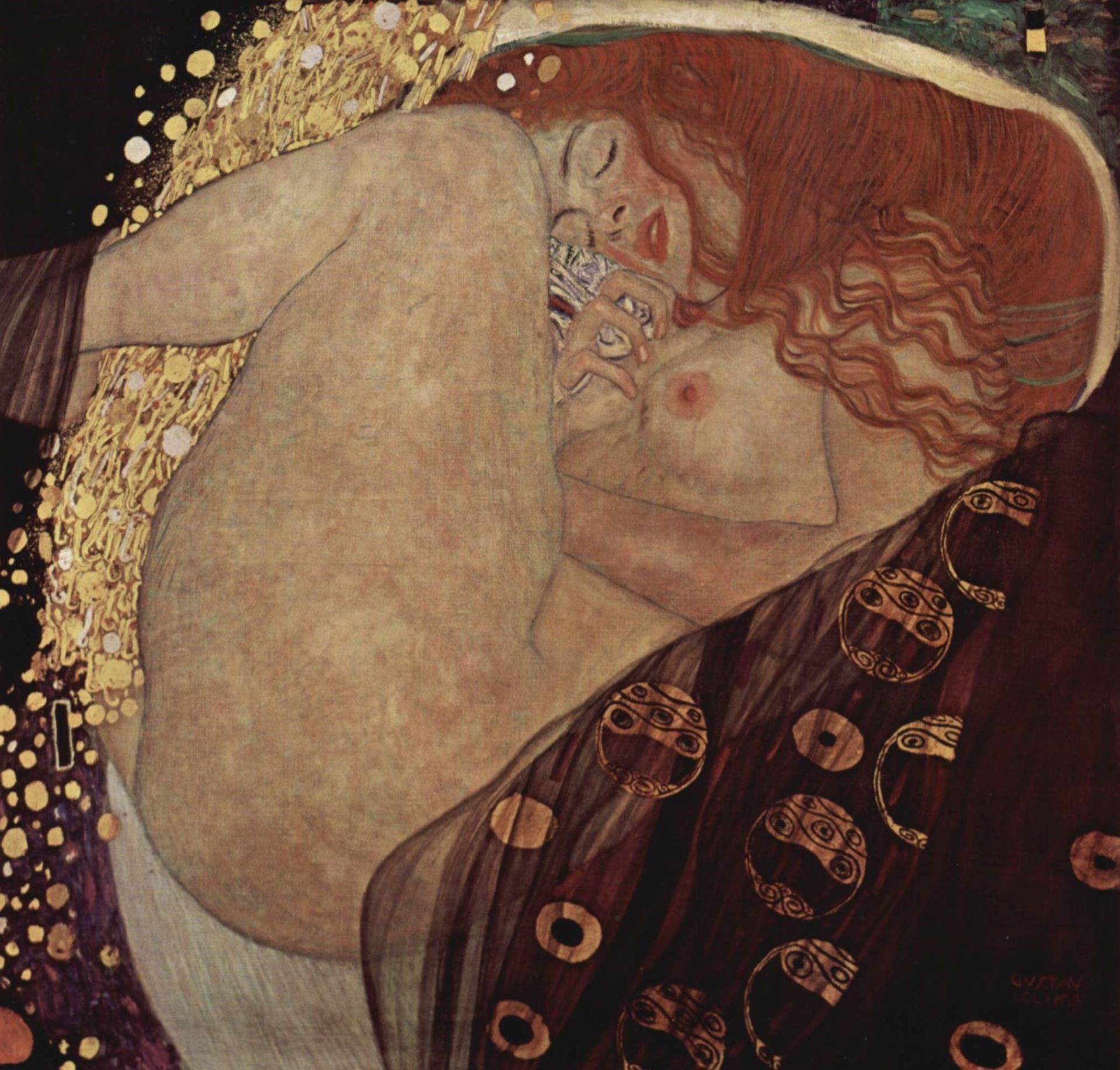 Gustav Klimt ‘Danae’, between 1907 and 1908